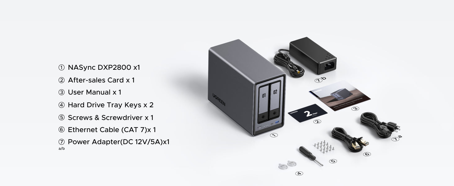 2 bay NAS Storage for Home | 14-day worry-free trial