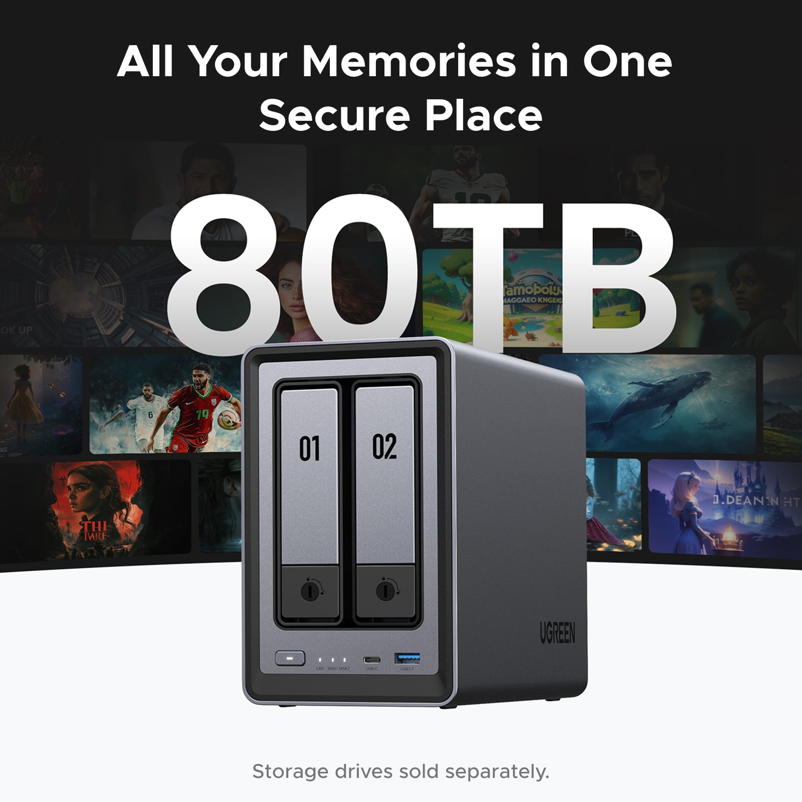 2 bay NAS Storage for Home | 14-day worry-free trial