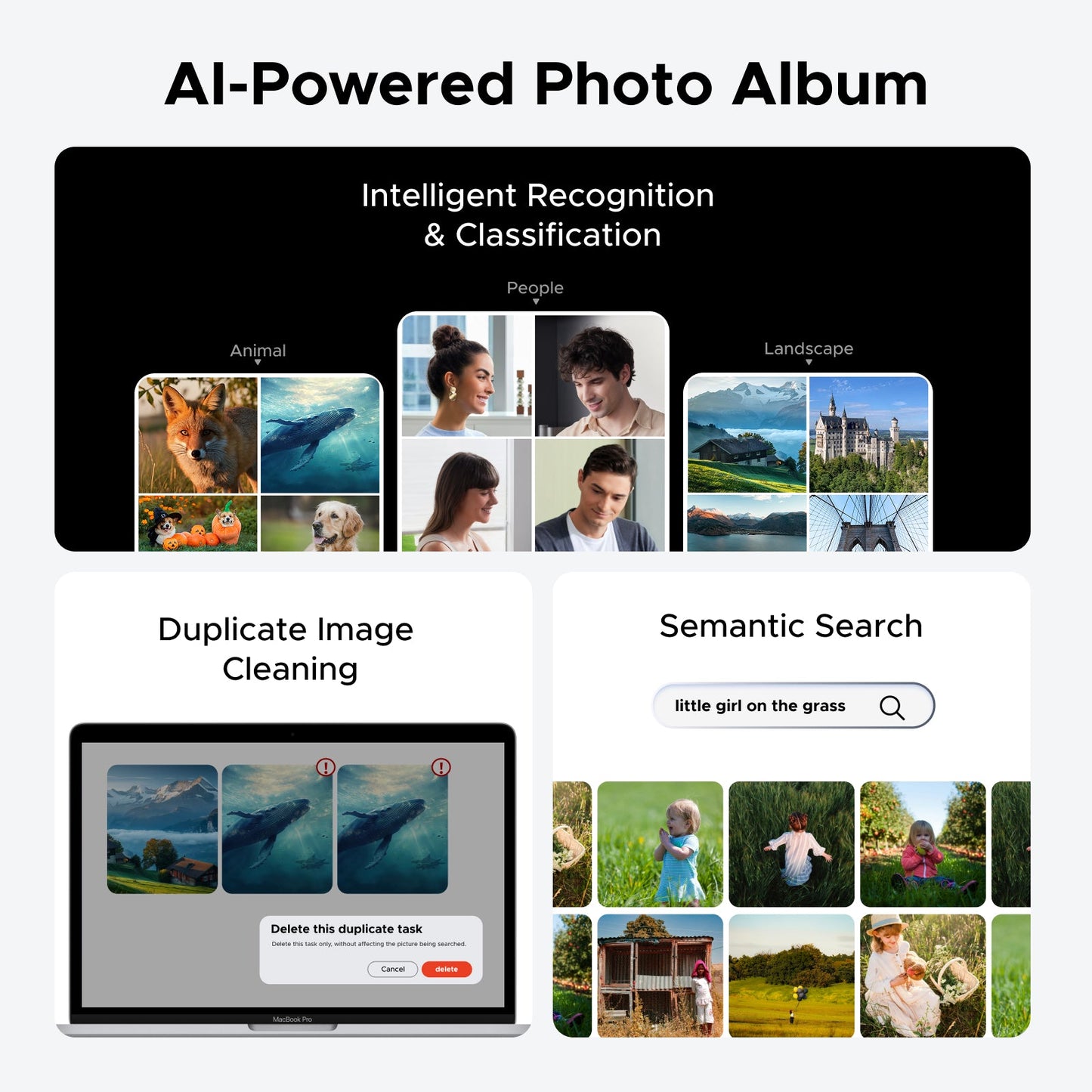 UGREEN AI NAS storage 2 bay  AI-powered photo album, that intelligent recognition and classification